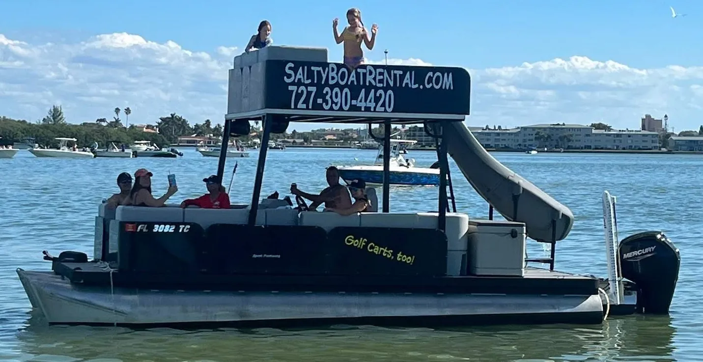 22ft Sport Slide Boat with water slide